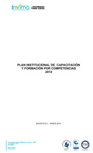 Plan Capacitación 2014