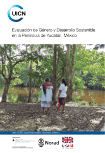 Evaluación de Género y Desarrollo Sostenible en la Península de