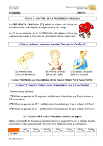 Dónde podemos tomarnos nuestra Frecuencia Cardiaca?