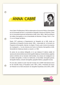 Anna Cabré - Agenda Ciudadana de Ciencia e Innovación