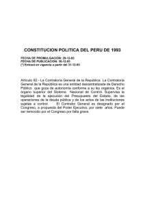 constitucion politica del peru de 1993