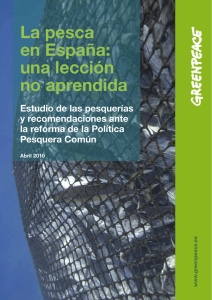 La pesca en España: una lección no aprendida