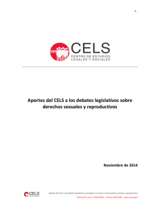 Aportes del CELS a los debates legislativos vinculados a la salud