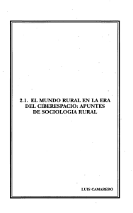 2.1. el mundo rural en la era del ciberespacio