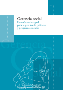 Gerencia social: un enfoque integral para la gestión de políticas