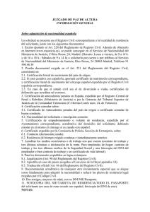 JUZGADO DE PAZ DE ALTURA INFORMACIÓN GENERAL Sobre