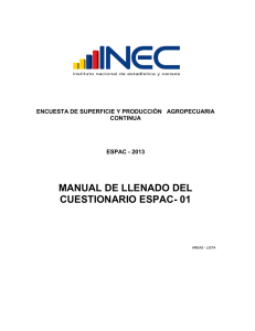 Manual del Encuestador-ESPAC 2013