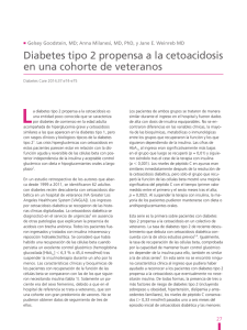 Diabetes tipo 2 propensa a la cetoacidosis en una