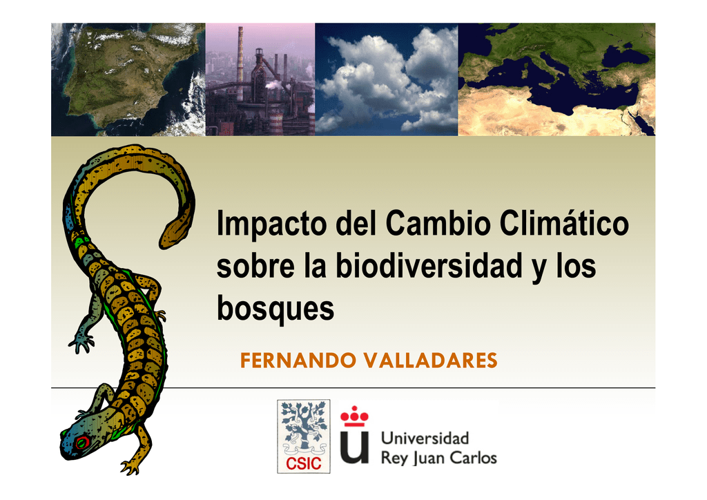 Impacto Del Cambio Climático Sobre La Biodiversidad Y Los Bosques