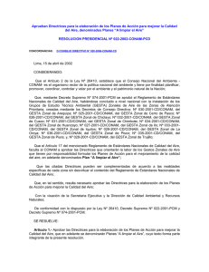 Resolución Presidencia N° 022-2002-CONAM/PCD.
