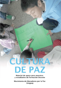 Libro Cultura de paz - Comisión UNESCO