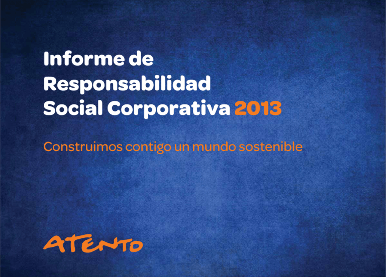 Informe De Social Corporativa 2013 Responsabilidad 2953
