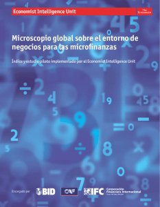 Microscopio global sobre el entorno de negocios para las