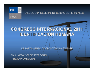 congreso internacional 2011 identificación humana