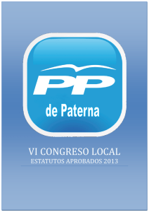 estatutos 2013 pp - Partido Popular de Paterna