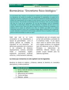 Estática I - Biofisica médica