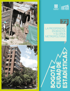 La Prosperidad en Bogotá y su área metropolitana