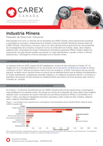 Industria Minera - Occupational Cancer Research Centre