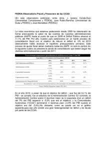 FEDEA-Observatorio Fiscal y Financiero de las CCAA (En este