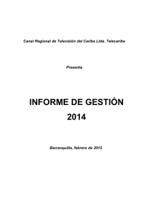 Informe de Gestión de la Entidad Vigencia 2014