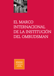 El Marco Internacional de la Institución del Ombudsman