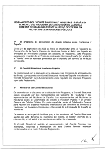 Reglamento Honduras 2005 - Ministerio de Economía y