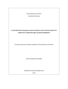 Universidad de Costa Rica Facultad de Derecho La introducción de