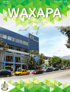 Revista Waxapa 12 - Universidad Autónoma de Nayarit