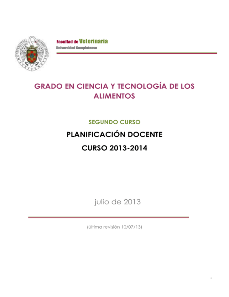 Grado En Ciencia Y TecnologÍa De Los Alimentos 9248