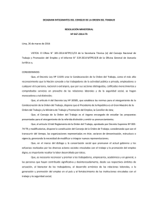 resolución ministerial nº 047-2014-tr