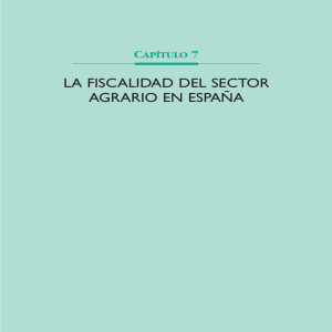La Fiscalidad del Sector Agrario en España