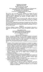 Decreto 468 - Ministerio de Salud