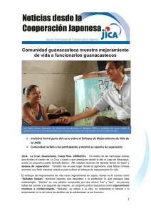 Comunidad guanacasteca muestra mejoramiento de vida a