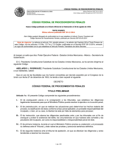 Código Federal de Procedimientos Penales