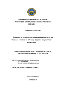 UNIVERSIDAD CENTRAL DEL ECUADOR El modelo de atribución