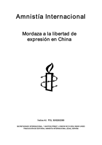 Mordaza a la libertad de expresión en China. El papel de Yahoo
