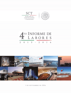 4to Informe de Labores de la SCT 2015-2016