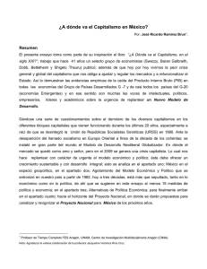 ¿A dónde va el Capitalismo en México?