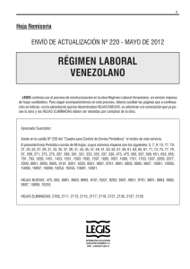 régimen laboral venezolano