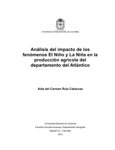 Análisis del impacto de los fenómenos El Niño y La Niña en la