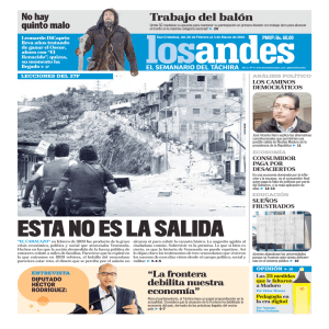 esta no es la salida - Diario de Los Andes