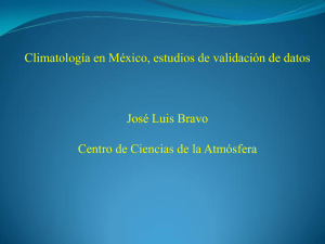 Diapositiva 1 - Centro de Ciencias de la Atmósfera, UNAM