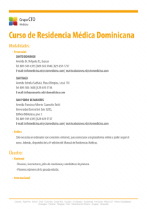 Curso de Residencia Médica Dominicana