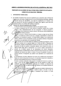 Acuerdo de Sala Plena 004-2013