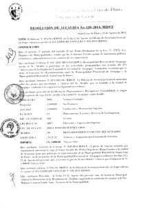 RESOLUCION DE ALCALDIA No. 120-2014
