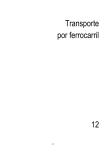 Anuario estadístico 2011 - Capítulo 12. Transporte por ferrocarril