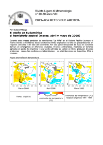 Rivista Ligure di Meteorologia n° 29-30 anno VIII ta Ligure