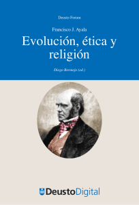 Evolución, ética y religión - Publicaciones Universidad de Deusto