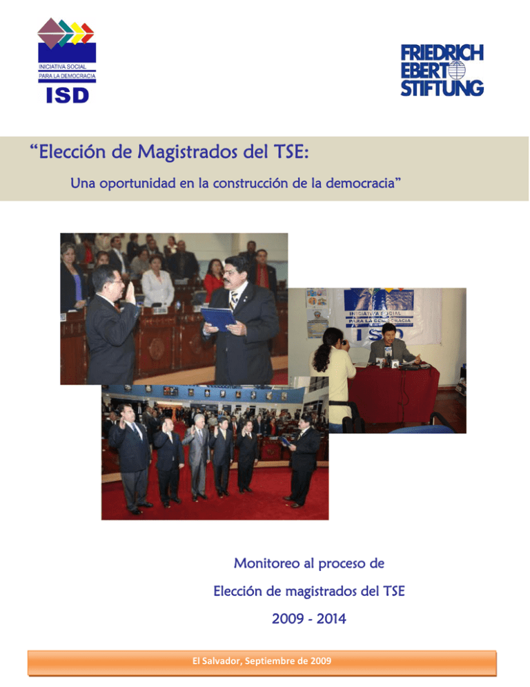 Elección de Magistrados del TSE
