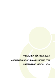 Memoria Técnica 2013